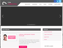 Tablet Screenshot of cemcaniklioglu.com